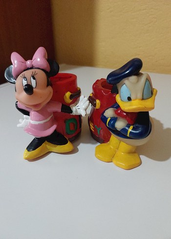 disney figürlü plastik kalemlikler