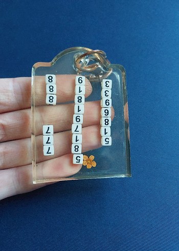 Boncuklu Vintage Kadın Anahtarlık - Görsel 4