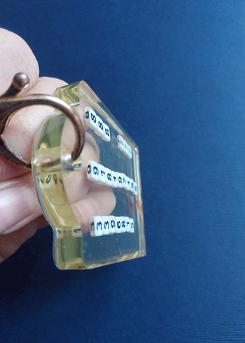 Boncuklu Vintage Kadın Anahtarlık - Görsel 3