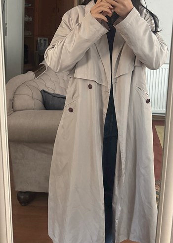 Yargıcı Bej Trençkot - Görsel 5