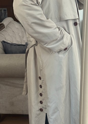 Yargıcı Bej Trençkot - Görsel 4