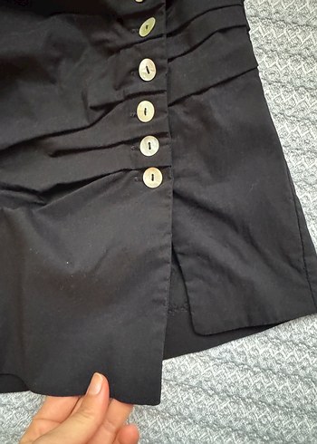 Zara Yırtmaçlı Mini Etek - Görsel 3