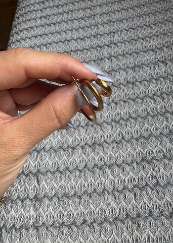 Çelik küpe seti - Görsel 3