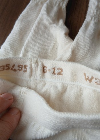İkili bebek  külotlu Çorap Beyaz ve Krem - Görsel 2