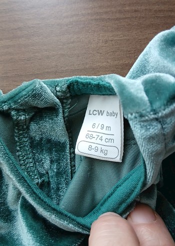 kız bebek ince kadife elbise - Görsel 2