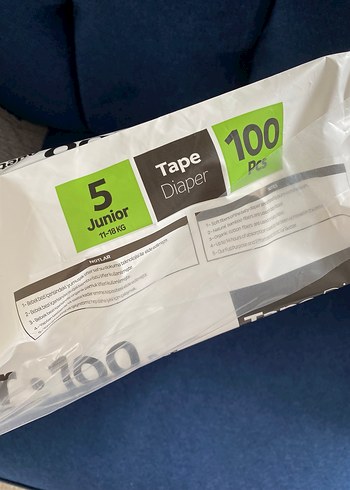 Sleepy Natural Junior 5 Numara 100'lü Bez - Görsel 3