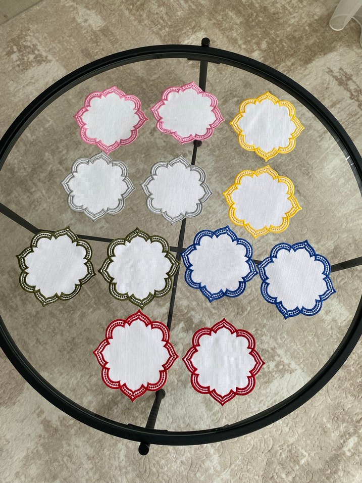 Gri Kenarlı Sunum Peçetesi - Görsel 2