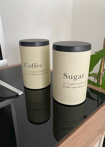 Bej Kahve ve Şeker Kavanozları - Görsel 2