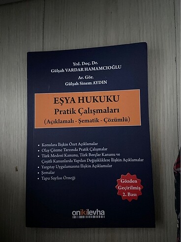 Eşya hukuku pratik çalışmaları