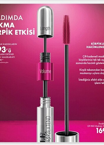 Double lash extend maskara