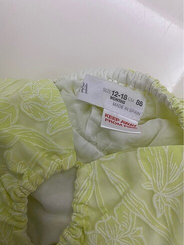 Sarı elbise Şifon desenli - Görsel 5