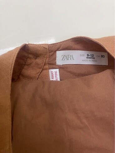 Kız bebek keten tulum - Görsel 4