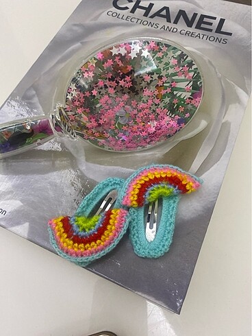 El işi renkli kız bebek tokasj - Görsel 3