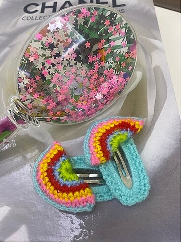 El işi renkli kız bebek tokasj - Görsel 2