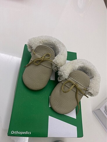 Gerçek deri bebek unısex kışlık ayakkabı - Görsel 7