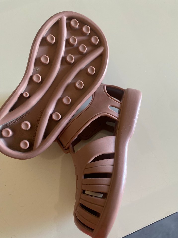 Kız Çocuk Kahverengi sandalet - Görsel 2