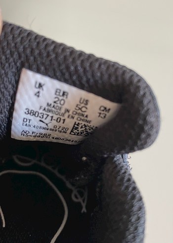 Siyah kız bebek ayakkabısı Puma - Görsel 5