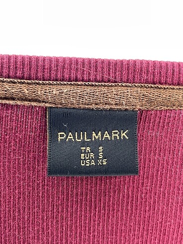 s Beden bordo Renk Paulmark Bluz %70 İndirimli.