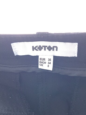 36 Beden siyah Renk Koton Kumaş Pantolon %70 İndirimli.
