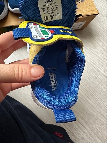 21 Beden mavi Renk İkiz erkek bebek ayakkabısı