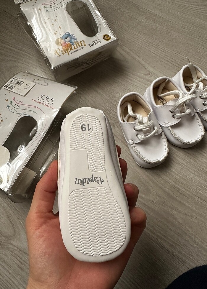 İkiz erkek bebek ayakkabısı - Görsel 4