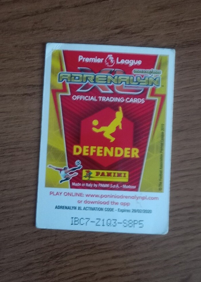 Panini futbolcu kartı Chelsea 4'lü savunması 2020 - Görsel 2