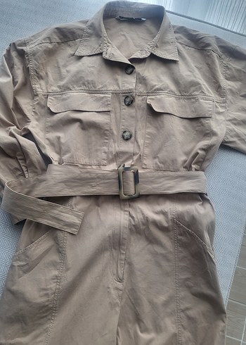 Bej Kadın tulum - Görsel 7