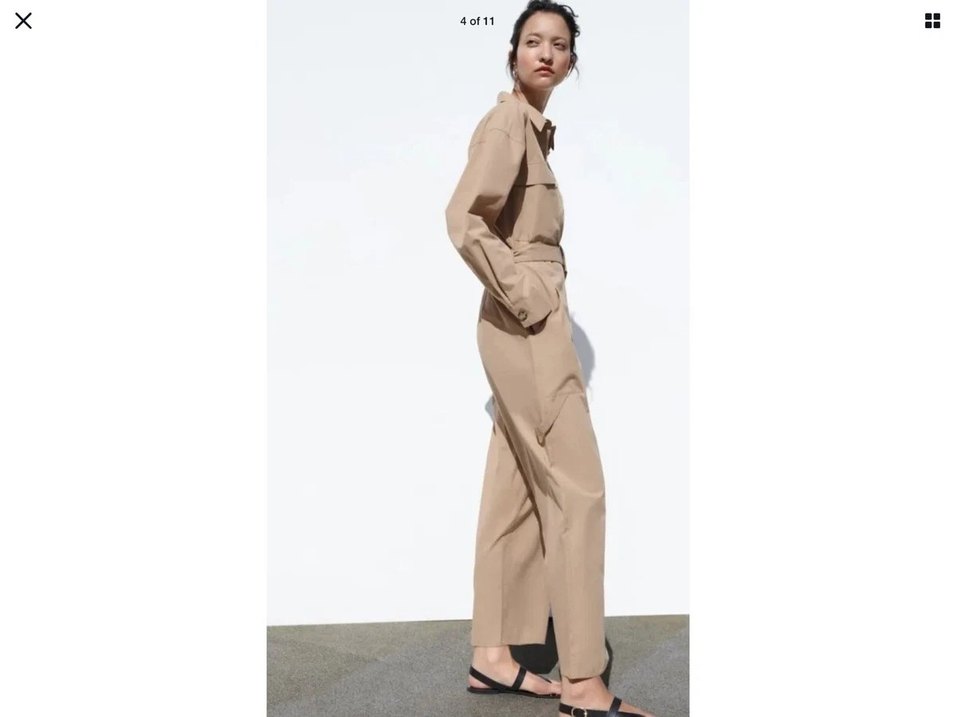 Bej Kadın tulum - Görsel 3