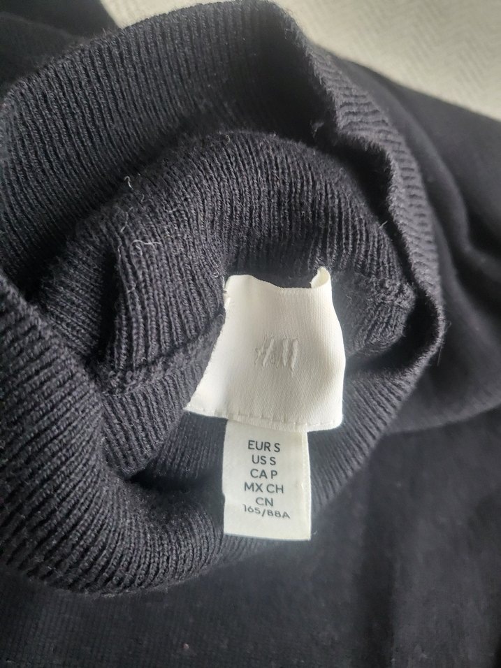 Kadın Siyah Uzun Kollu Yüksek Yakalı Elbise - Görsel 2