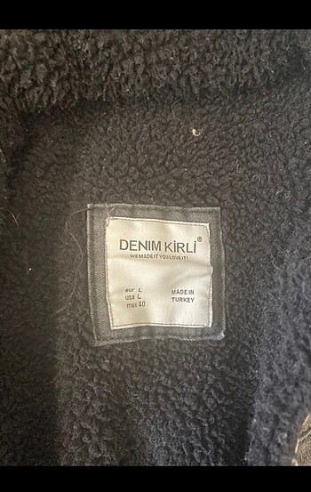 l Beden gri Renk İçi peluş mont