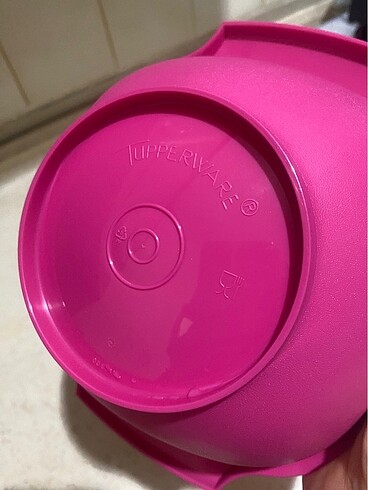 Beden pembe Renk Tupperware yıldız kap