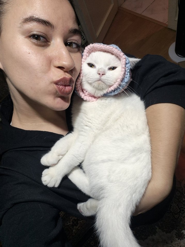 kedi şapkası - Görsel 3