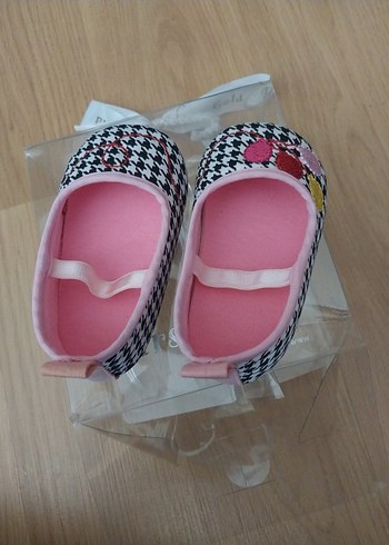 Kız Bebek Pembe İlk Adım Ayakkabısı Fiyonk Detaylı - Görsel 4