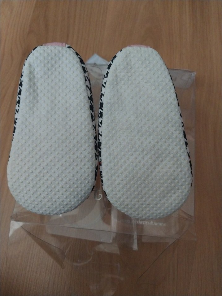 Kız Bebek Pembe İlk Adım Ayakkabısı Fiyonk Detaylı - Görsel 5