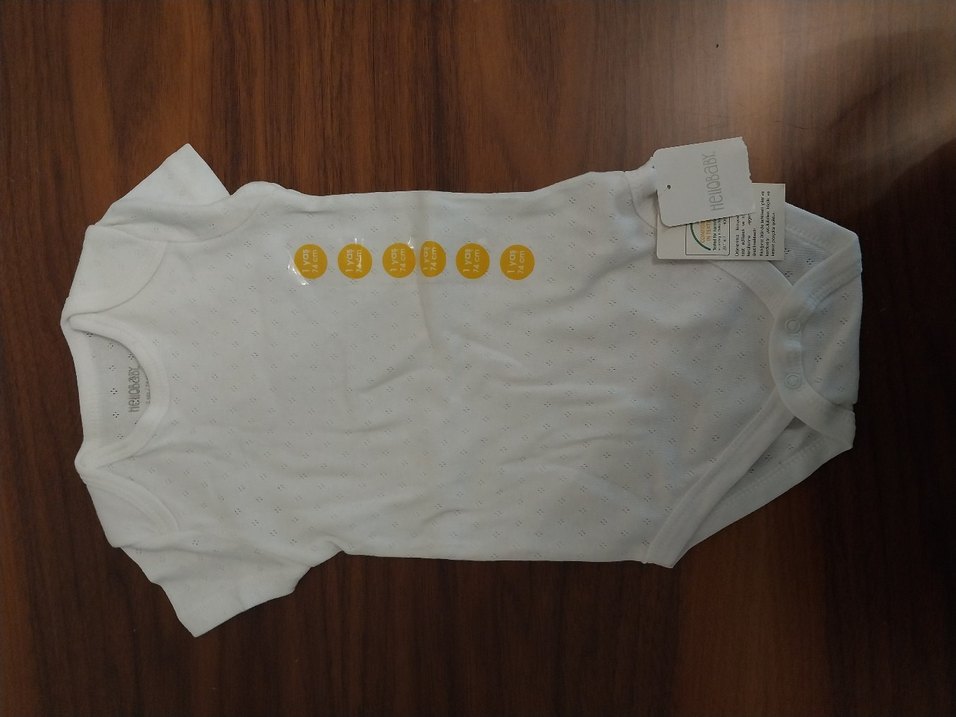 Beyaz çıtçıtlı body - Görsel 2