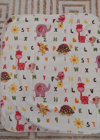 Renkli Desenli Çocuk Battaniyesi - Görsel 2