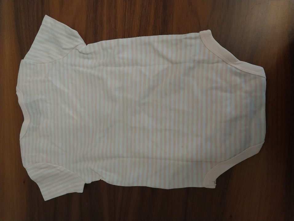 15/18 ay  Bej Pastel Renkli çıtçıtlı body - Görsel 3