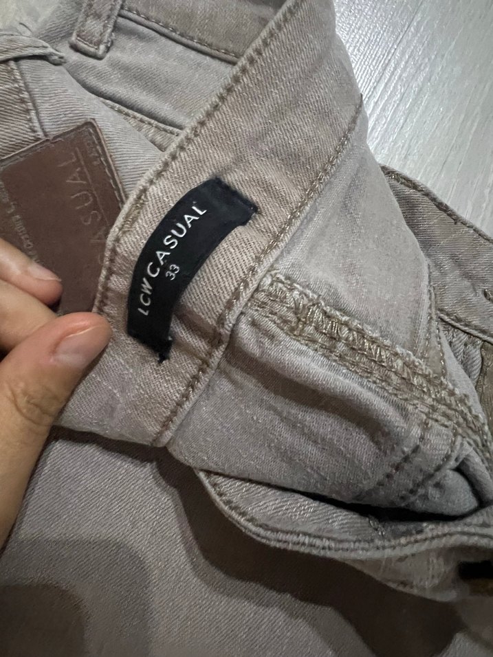 Bej Erkek Kot Pantolon - Regular Fit - Görsel 2
