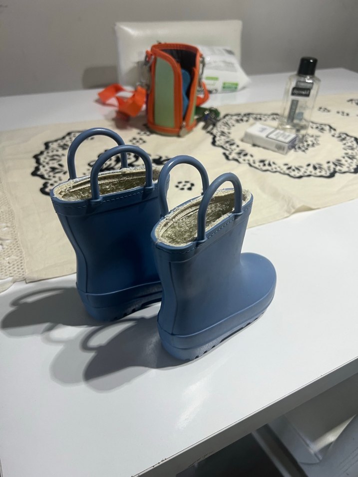 Mavi Erkek Çocuk Lastik Bot - Görsel 4