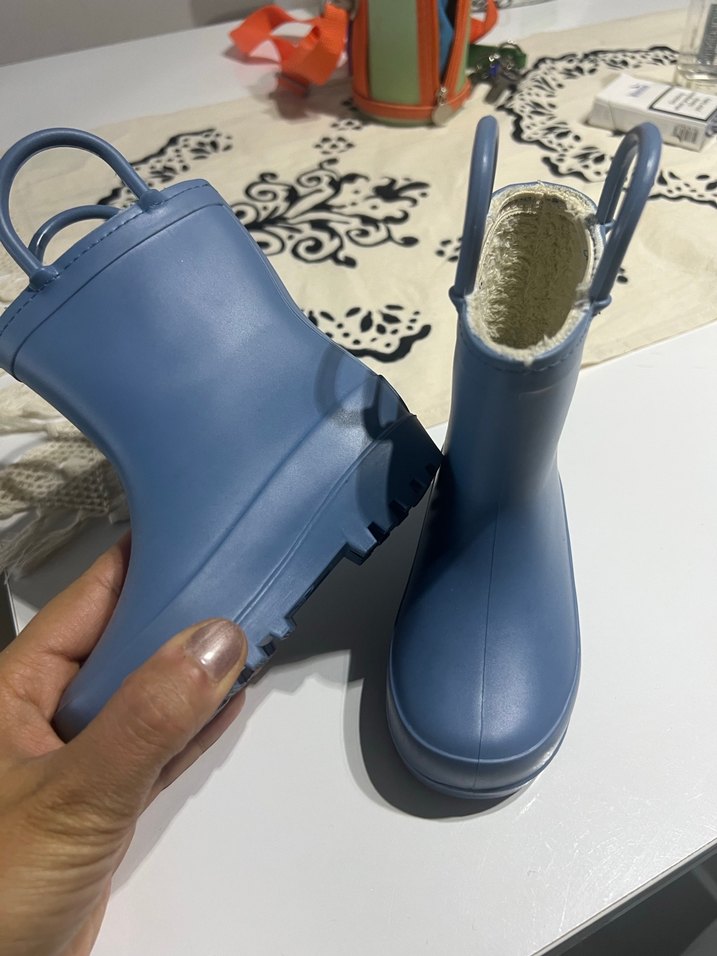 Mavi Erkek Çocuk Lastik Bot - Görsel 2