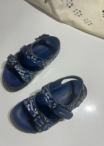 Koyu Mavi Erkek Çocuk Tokalı Terlik - Görsel 2