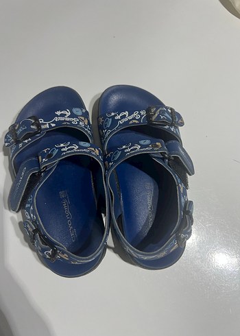 Koyu Mavi Erkek Çocuk Tokalı Terlik - Görsel 3