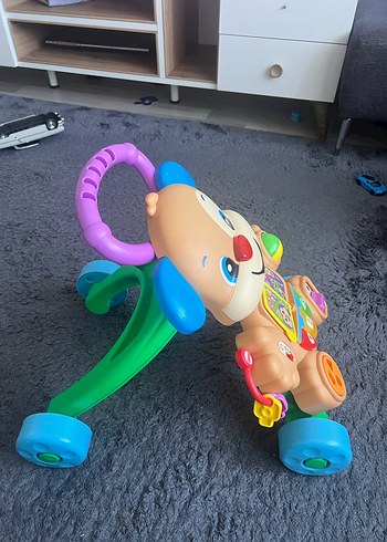 Renkli Köpek Figürlü Bebek Yürüteci - Görsel 3