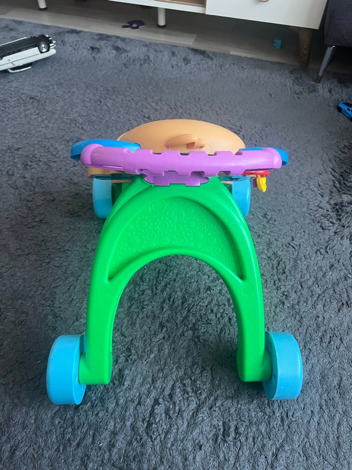 Renkli Köpek Figürlü Bebek Yürüteci - Görsel 2