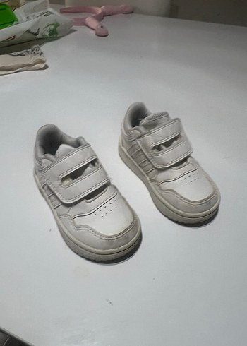 Gri Beyaz Erkek Çocuk Cırt Cırtlı Spor Ayakkabı - Görsel 4