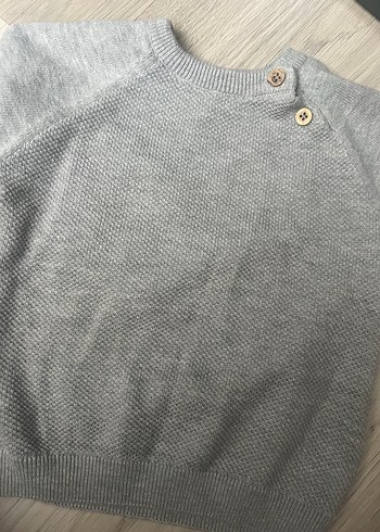 Gri Çocuk Triko Kazak - Görsel 3