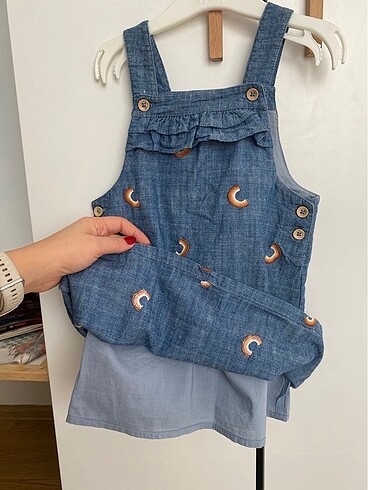 18-24 Ay Beden Kot bebek elbisesi
