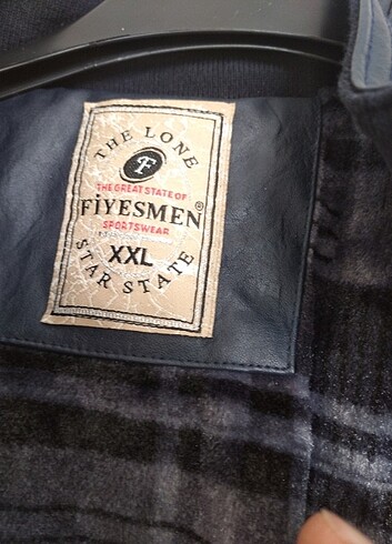XxL beden etiketli sıfır deri mont - Görsel 4