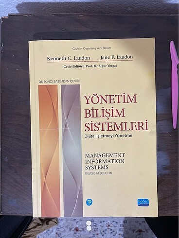 Yönetim Bilişim Sistemleri Ders Kitabı