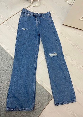 Kadın Mavi Kot Pantolon